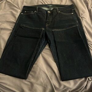 Ralph Lauren dark denim straight leg size 12